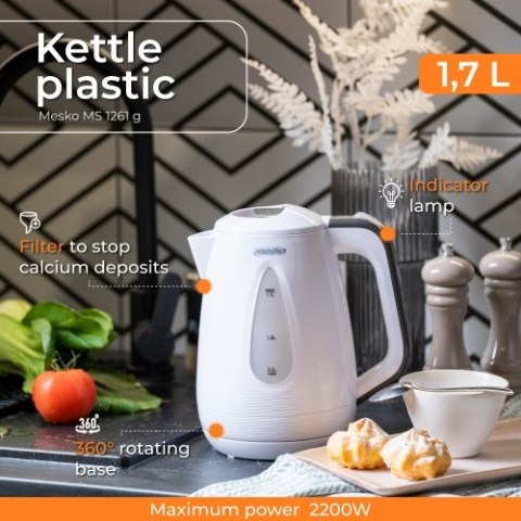 Czajnik plastikowy 1,7 L Czajnik plastikowy 1,7 L