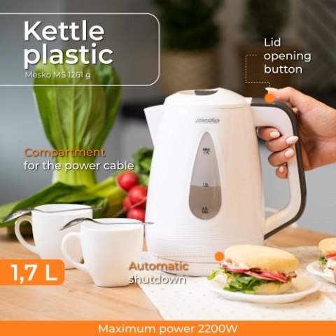 Czajnik plastikowy 1,7 L Czajnik plastikowy 1,7 L