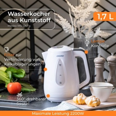 Czajnik plastikowy 1,7 L Czajnik plastikowy 1,7 L