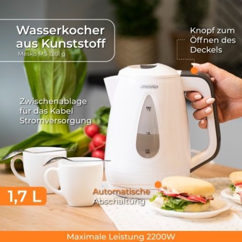 Czajnik plastikowy 1,7 L Czajnik plastikowy 1,7 L