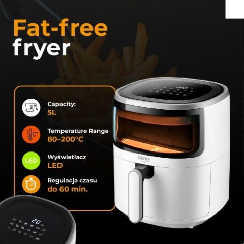 Frytkownica beztłuszczowa - 12 programów 5,0 L - Airfryer Frytkownica beztłuszczowa - 12 programów 5,0 L - Airfryer