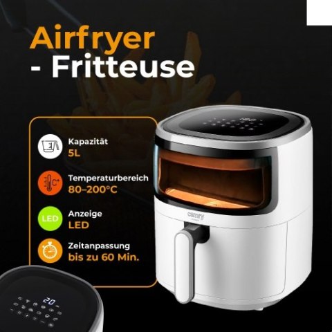 Frytkownica beztłuszczowa - 12 programów 5,0 L - Airfryer Frytkownica beztłuszczowa - 12 programów 5,0 L - Airfryer
