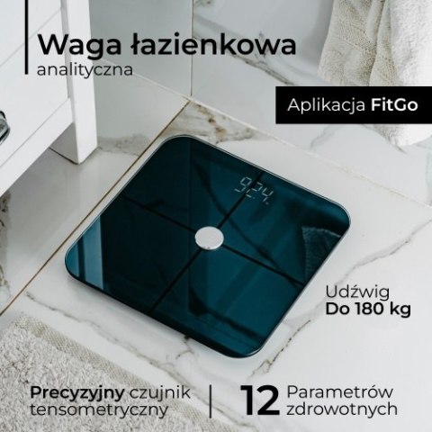 Waga łazienkowa analityczna - Smart - aplikacja FitGo Waga łazienkowa analityczna - Smart - aplikacja FitGo