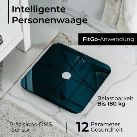 Waga łazienkowa analityczna - Smart - aplikacja FitGo Waga łazienkowa analityczna - Smart - aplikacja FitGo