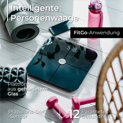 Waga łazienkowa analityczna - Smart - aplikacja FitGo Waga łazienkowa analityczna - Smart - aplikacja FitGo