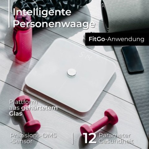 Waga łazienkowa analityczna - Smart - aplikacja FitGo Waga łazienkowa analityczna - Smart - aplikacja FitGo