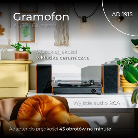 Gramofon z USB i Bluetooth Gramofon z USB i Bluetooth
