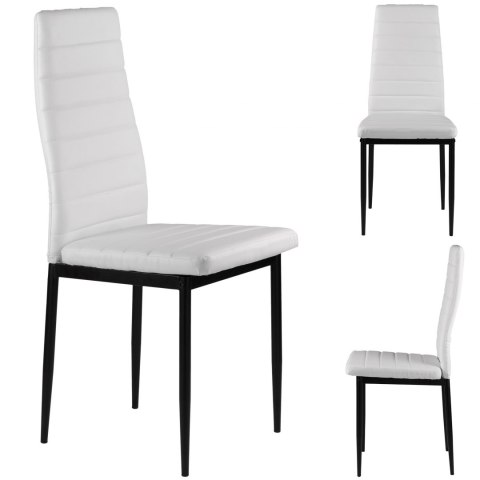 KRZESŁA TAPICEROWANE 4X KRZESŁO DO SALONU JADALNI MODERNHOME KRZESŁA TAPICEROWANE 4X KRZESŁO DO SALONU JADALNI MODERNHOME