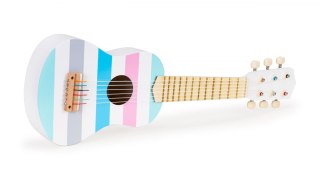 Gitara klasyczna drewniana dla dzieci - kolorowe pudło rezonansowe 6 strun ECOTOYS