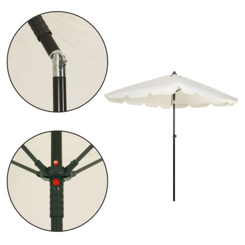 Parasol ogrodowy skośny składany regulacja 200x200