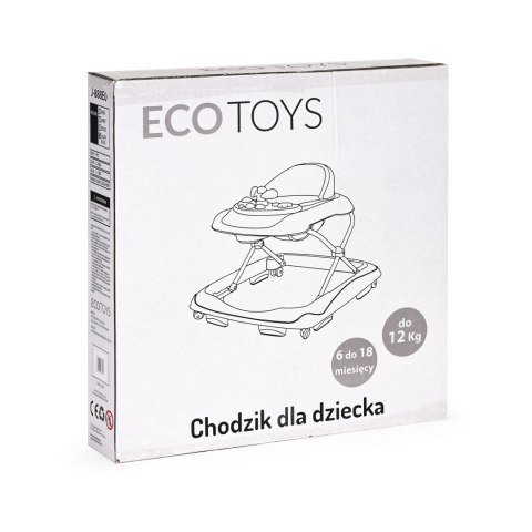 Chodzik dla dzieci jeździk panel multimedialny dźwięki led ECOTOYS