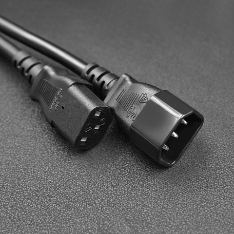 Qoltec Kabel zasilający do UPS | C13/C14 | 3x1.0mm² |1.8m Qoltec Kabel zasilający do UPS | C13/C14 | 3x1.0mm² |1.8m