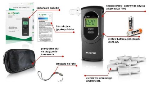 Alkomat elektrochemiczny AlcoFind DA7100