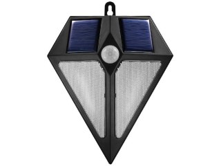 Lampa solarna Maclean MCE168 ścienna 6 LED z czujnikiem ruchu 2x solar