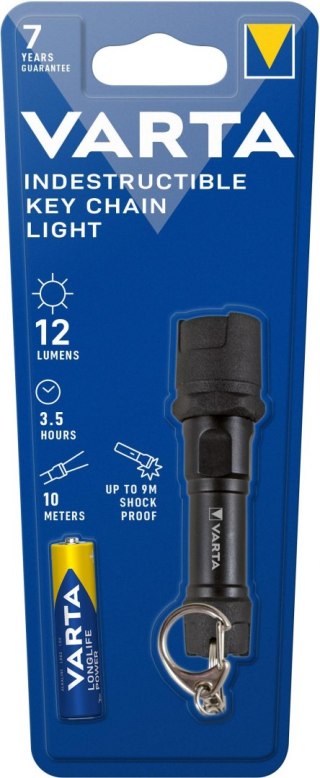 Latarka VARTA Indestructible Key Chain Light