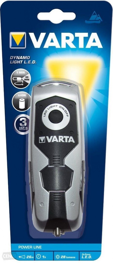 Latarka VARTA LED Dynamo Light