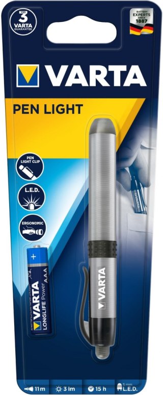 Latarka VARTA Pen Light LED 1AAA (+1xAAA HE) - 1 szt