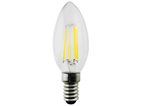 Żarówka filamentowa LED E14 Maclean MCE285 WW 4W 230V ciepła biała 3000K 400lm retro edison