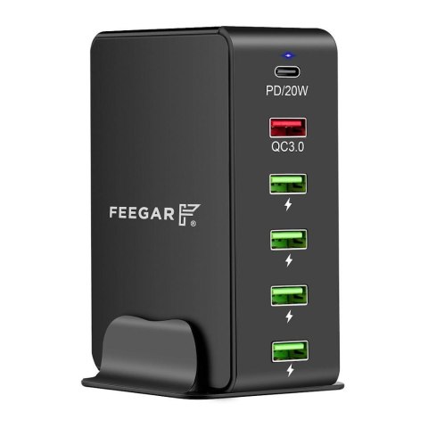 Ładowarka sieciowa Feegar Charger Tower 86W 6xUSB