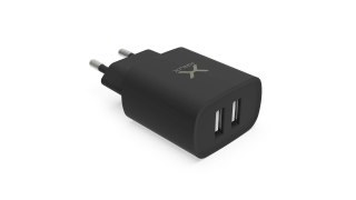 Ładowarka sieciowa KRUX KRX0064 2xUSB czarna