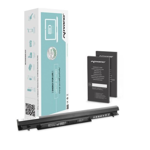 Bateria Movano do notebooka Asus A46, K56 (14.4V-14.8V) (2200 mAh)