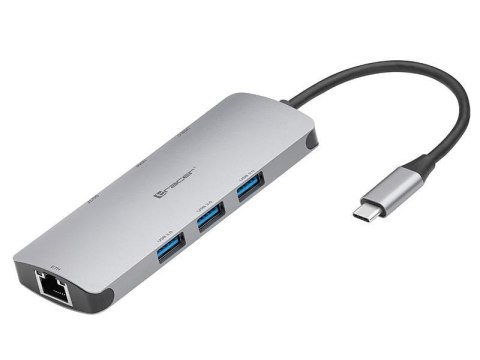 Kabel adapter 7w1 Tracer A-3, USB-C, HDMI 4K, USB 3.0, PDW 100W, ethernet Kabel adapter 7w1 Tracer A-3, USB-C, HDMI 4K, USB 3.0, PDW 100W, ethernet