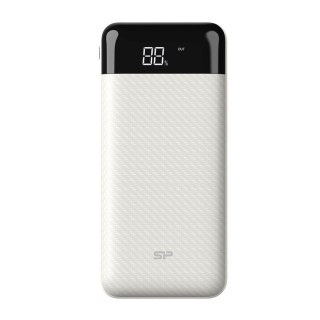 Powerbank Silicon Power GS28 20000mAh LCD 1x USB-C, 2x USB-A, 1x mUSB biały