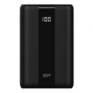 Powerbank Silicon Power QX55 30000mAh LCD QC3.0+PD 1x USB-C, 1x USB-A, 1x mUSB, 1x Lightning, czarny