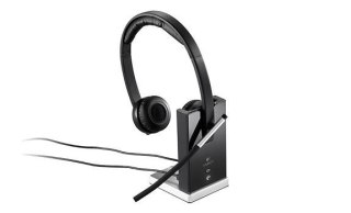 Słuchawki z mikrofonem Logitech Wireless Headset Dual H820e bezprzewodowe czarne