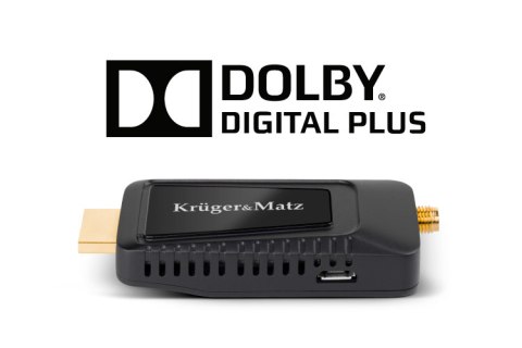 KRUGER & MATZ DEKODER DVB-T2H.265 HEVC MINI KM9999