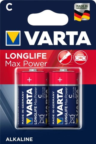 Baterie VARTA LONGLIFE MAX POWER C 1.5V 2 szt