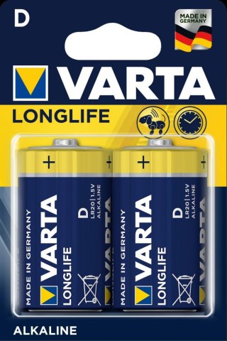 Baterie VARTA Longlife Extra LR20/D 2szt