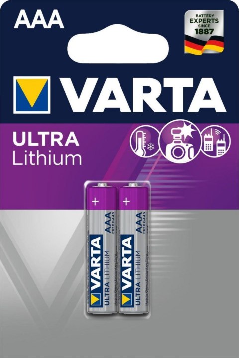 Baterie VARTA Professional Lithium, Micro AAA - 2 szt