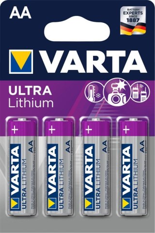 Baterie Varta Professional Lithium, Mignon AA - 4 szt