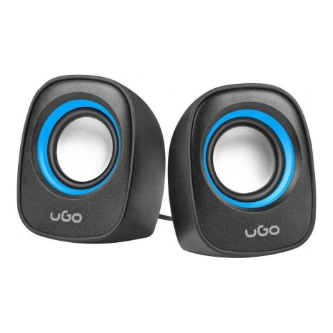 Głośniki UGO Tamu S100 2.0 2x 3W USB niebieskie