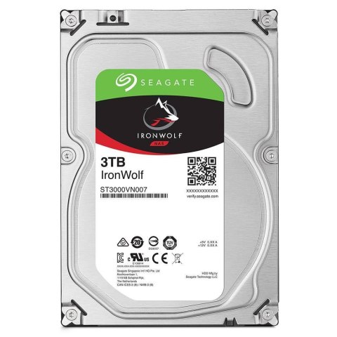 Dysk SEAGATE IronWolf™ 3TB ST3000VN007 5900 64MB SATA III NAS