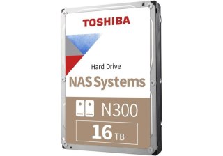 Dysk Toshiba N300 HDWG31GUZSVA 3,5" 16TB SATA 7200 512MB BULK