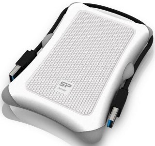 Dysk zewnętrzny Silicon Power ARMOR A30 1TB USB 3.0 WHITE / PANCERNY / wstrząsoodporny