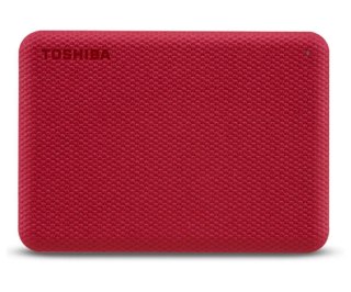 Dysk zewnętrzny Toshiba Canvio Advance 4TB, USB 3.2, red