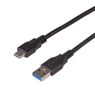 Kabel USB 3.1 Akyga AK-USB-15 USB A(M) - C(M) 1m czarny