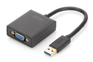 Kabel adapter DIGITUS VGA 1080p FHD na USB 3.0 aluminiowy