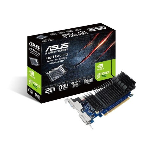 Karta VGA Asus GT730 2GB GDDR5 64bit VGA+DVI+HDMI PCIe Silent