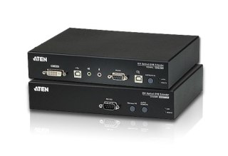 Extender światłowodowy KVM ATEN HDBaseT DVI/USB/AUDIO CE690 (CE690-AT-G) 20km