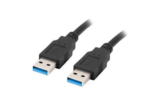 Kabel USB 3.0 Lanberg AM-AM 0,5m czarny