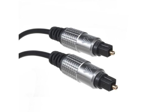 Kabel audio Maclean MCTV-452 Toslink (M) - Toslink (M), 2,5m, czarny