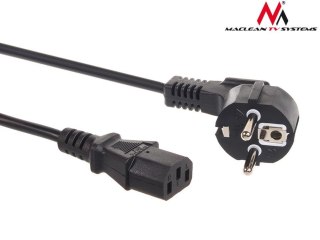 Kabel zasilający Maclean MCTV-691 3 pin 1,5m wtyk EU