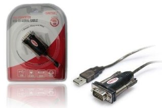 Adapter Unitek Y-105A USB - 1x RS-232 + Adapter DB9F/DB25M