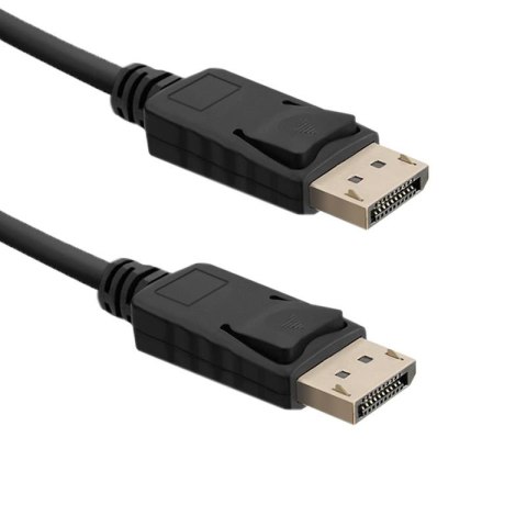 Kabel DisplayPort v1.4 Qoltec męski / DisplayPort v1.4 męski | 3m Kabel DisplayPort v1.4 Qoltec męski / DisplayPort v1.4 męski | 3m