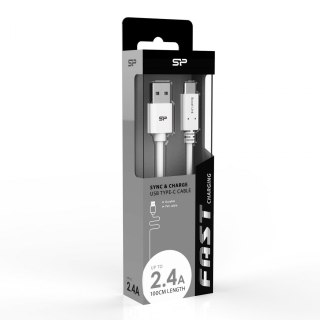 Kabel Silicon Power Boost Link PVC LK10AC, USB - USB typ C 1m, white