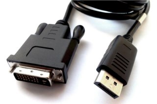 Kabel adapter Unitek Y-5118BA Displayport - DVI-D M/M 1,8m